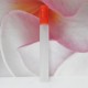 Tube Glass 8 ml Frosted with PE Sprayer: RED